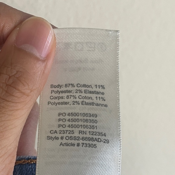 EUC Aritzia Sunday Best Jean Shorts Size 6 - Picture 5 of 5